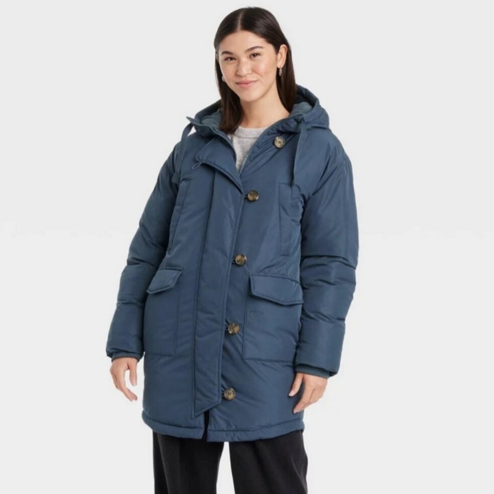 Universal Thread Blue Puffer Jacket
